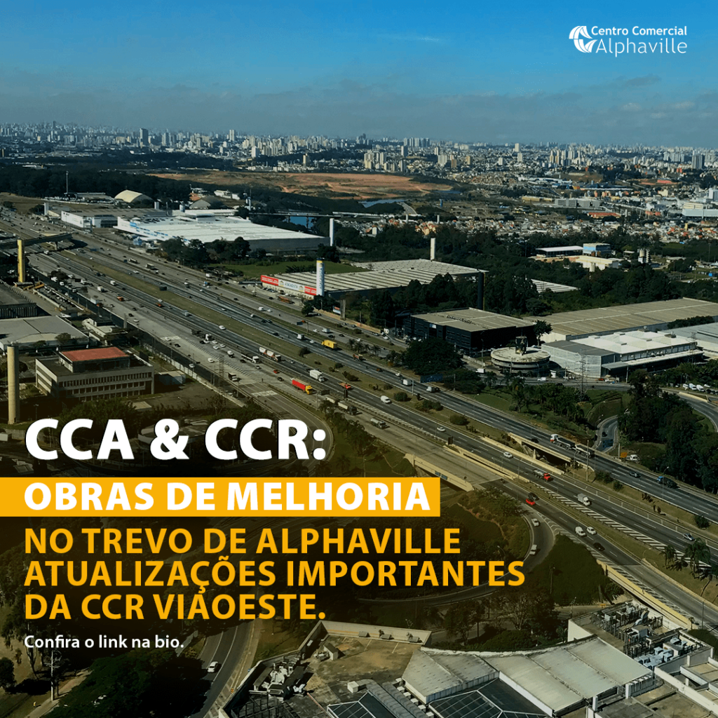 CCA & CCR: Obras de Melhoria no Trevo de Alphaville – Atualizações Importantes da CCR ViaOeste.
