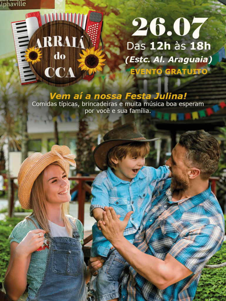 🎉 Bora pro Arraiá do Centro Comercial Alphaville: tradição, sabor e festança!