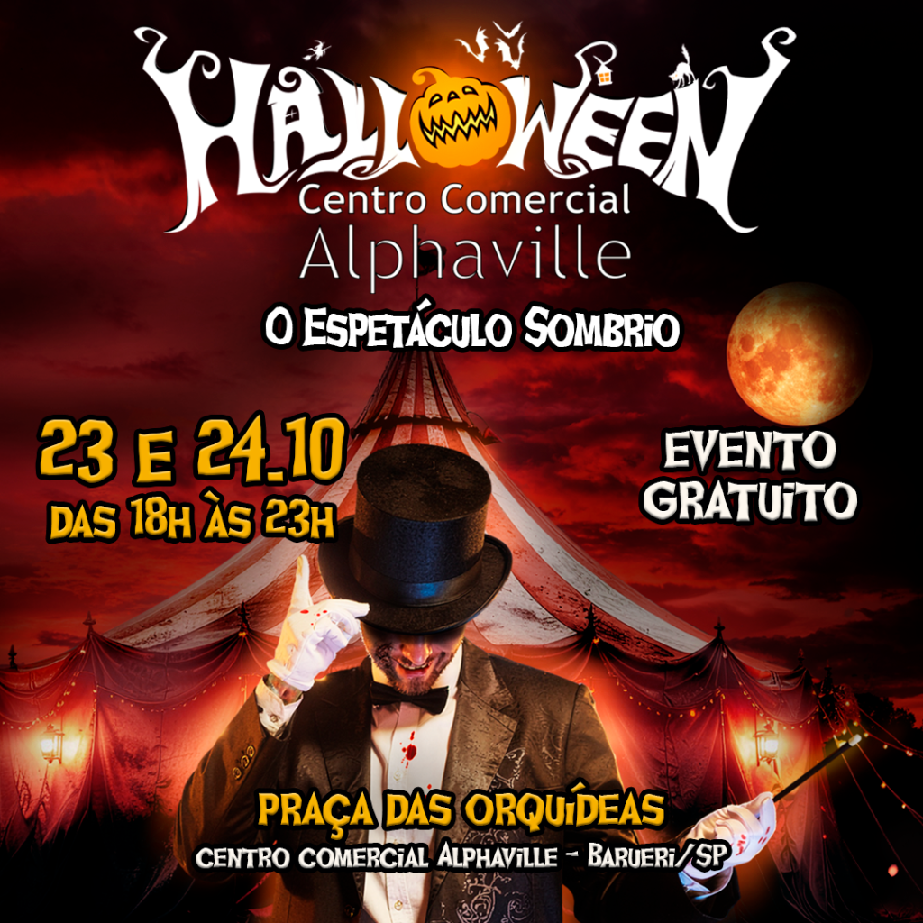 Halloween no Centro Comercial Alphaville: uma experiência além da imaginação